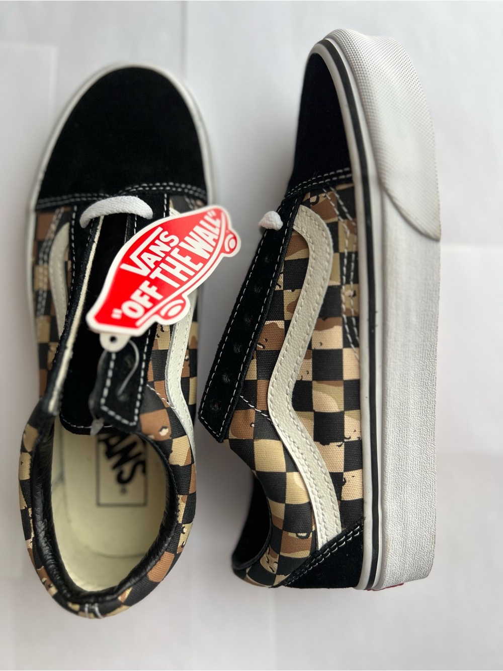 Vans Old Skool Camo Desert Checkerboard